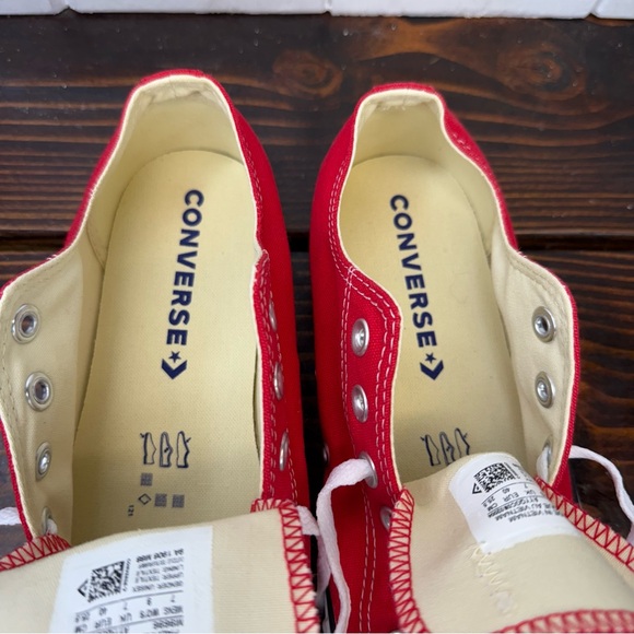 Converse Chuck Taylor All Star Low Top Sneakers – Fire Engine Red Women’s Size 9 - Picture 6 of 9